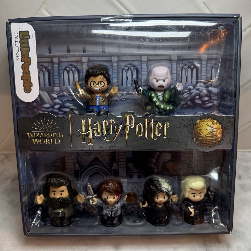 Little Collector People 6 Harry Potter Deathly Hallows Neville Hagrid Voldemort